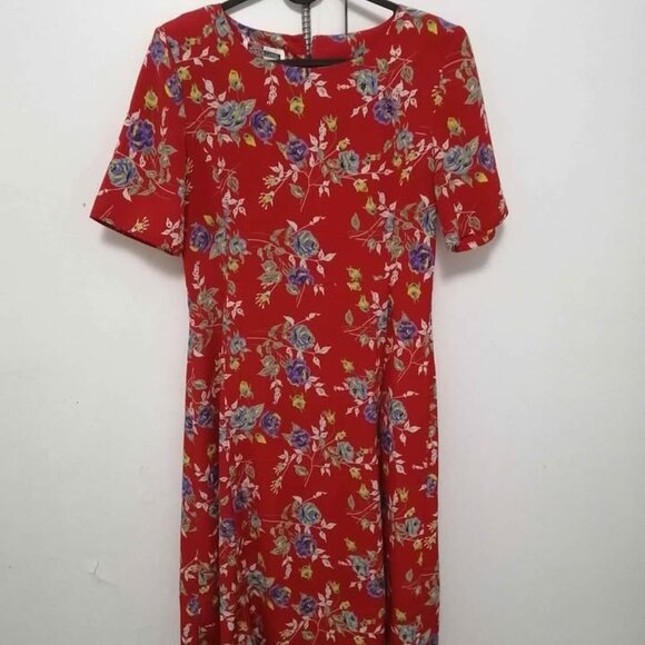 Vintage Simon Chang floral dress - Picture 2 of 4